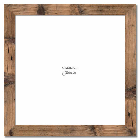 Altholzbilderrahmen 60x60|6cm